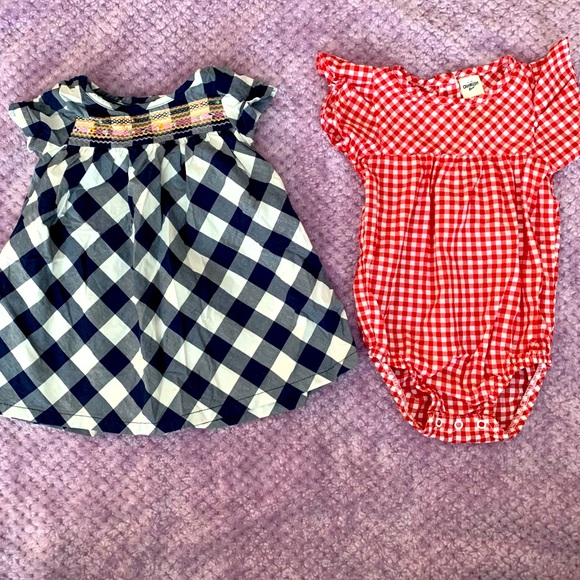 Other - *SOLD* Carter’s &. OshKosh 6M Gingham Set